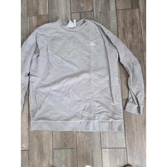 Adidas Cotton Jersey Light Gray Mebs Sweatshirt Size 2XL. VGUC - Picture 1 of 6
